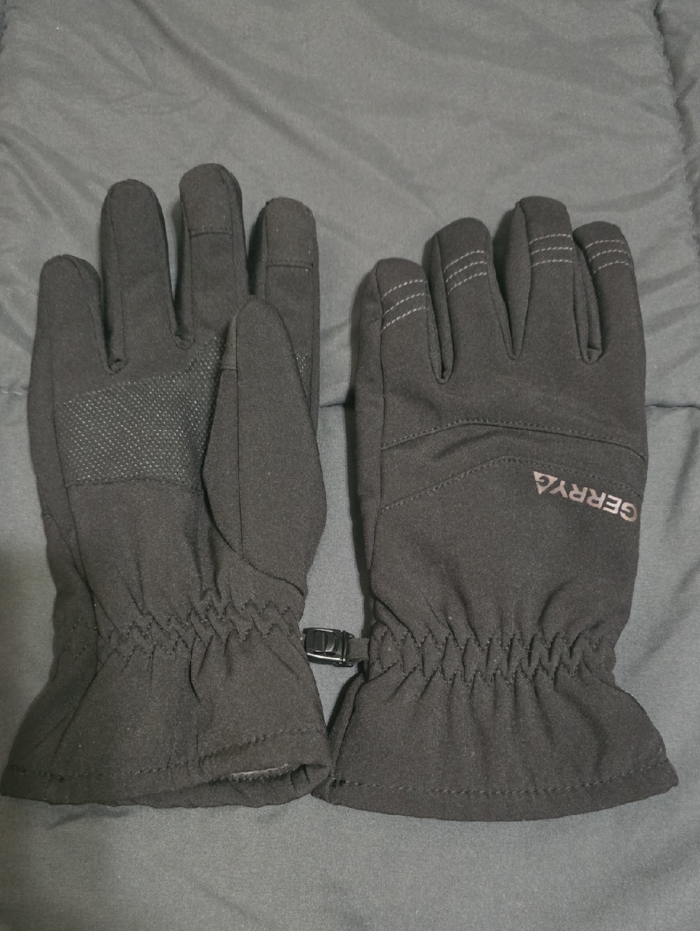 Gerry Womens Black Winter Snow Gloves, M/L, NWOT